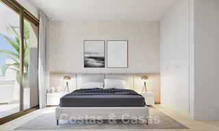 Nuevos apartamentos modernos de lujo con vistas al mar en venta en la Nueva Milla de Oro entre Marbella y Estepona 21538 