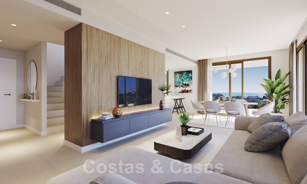 Nuevos apartamentos modernos de lujo con vistas al mar en venta en la Nueva Milla de Oro entre Marbella y Estepona 21541