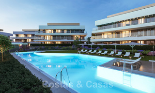 Nuevos apartamentos modernos de lujo con vistas al mar en venta en la Nueva Milla de Oro entre Marbella y Estepona 21544 