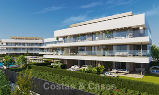 Nuevos apartamentos modernos de lujo con vistas al mar en venta en la Nueva Milla de Oro entre Marbella y Estepona 21546 