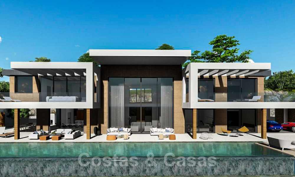 Gran y excepcional terreno de construcción con impresionantes vistas al mar en venta en una exclusiva zona residencial de Marbella 21829
