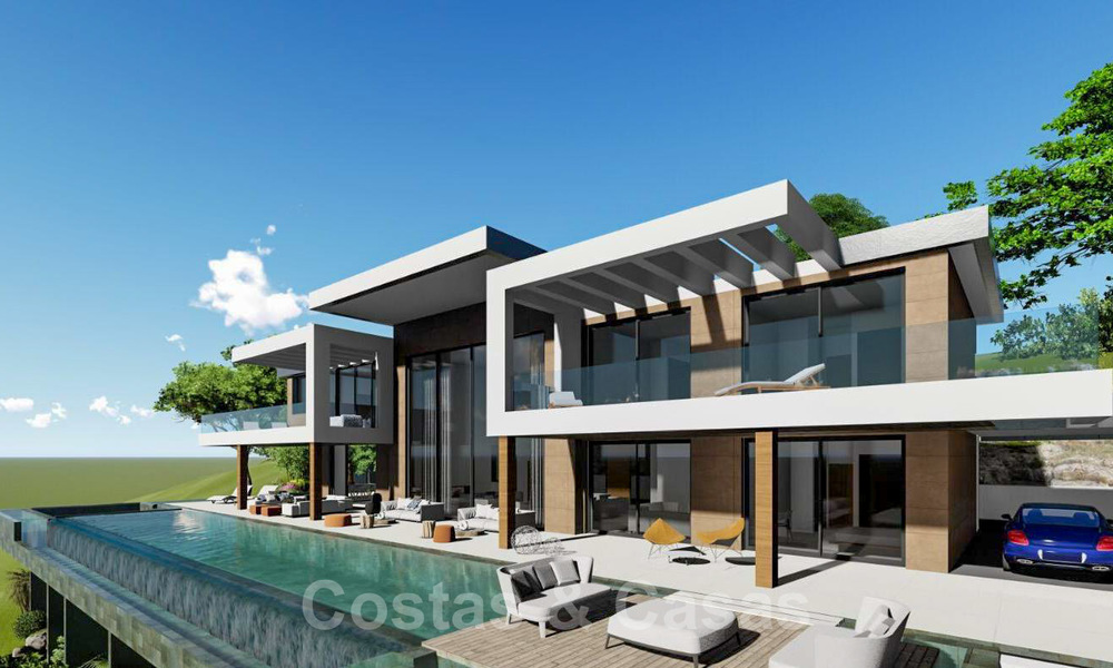 Gran y excepcional terreno de construcción con impresionantes vistas al mar en venta en una exclusiva zona residencial de Marbella 21830