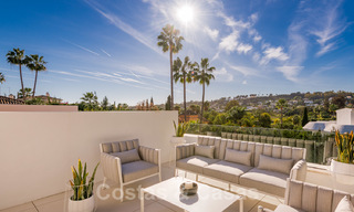 Una villa de lujo contemporáneo muy elegante en venta en el corazón del Valle del Golf, lista para mudarse - Nueva Andalucía, Marbella 21852 