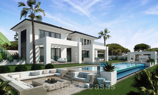 Magnífica villa contemporánea con vistas al mar en venta junto a un prestigioso complejo de golf en Benahavis - Marbella 22082 