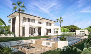 Magnífica villa contemporánea con vistas al mar en venta junto a un prestigioso complejo de golf en Benahavis - Marbella 22083 