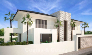 Magnífica villa contemporánea con vistas al mar en venta junto a un prestigioso complejo de golf en Benahavis - Marbella 22085 