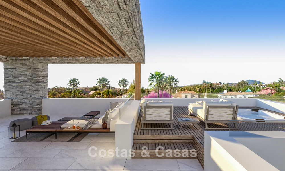 Suntuosas villas de lujo nuevas en el corazón del Valle del Golf de Nueva Andalucía, Marbella 60425