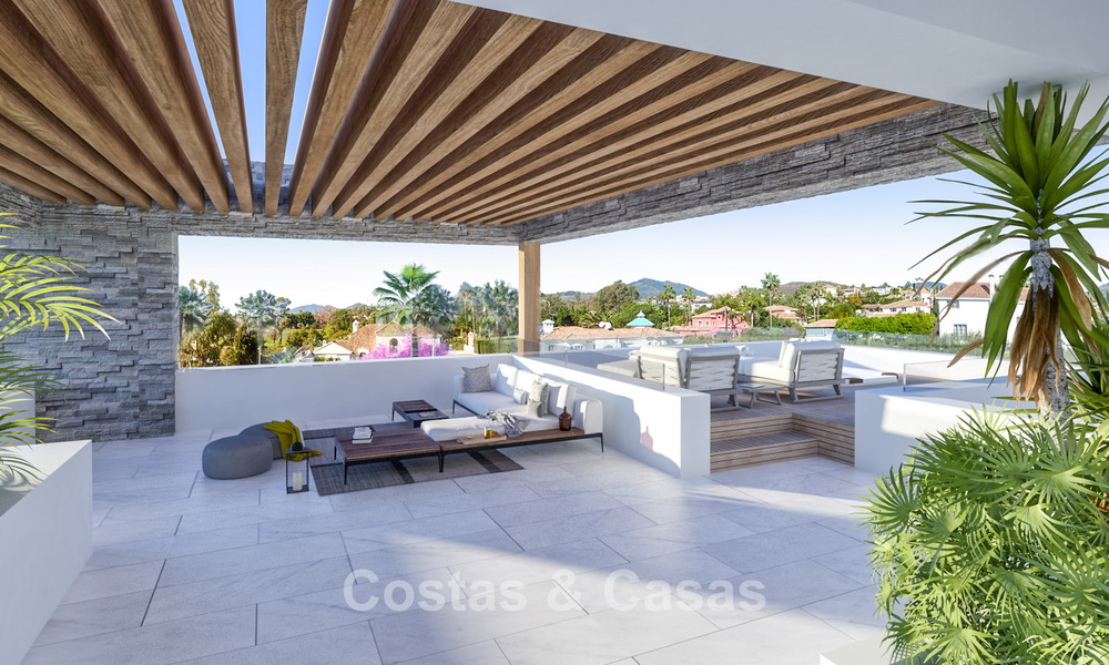 Suntuosas villas de lujo nuevas en el corazón del Valle del Golf de Nueva Andalucía, Marbella 60430