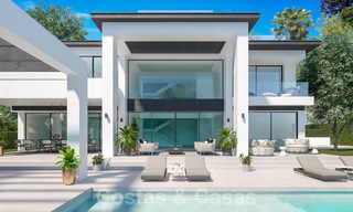 Tres exclusivas villas de lujo contemporáneo en venta, a poca distancia de la playa y los servicios, San Pedro - Puerto Banús - Marbella 22272 