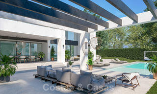 Tres exclusivas villas de lujo contemporáneo en venta, a poca distancia de la playa y los servicios, San Pedro - Puerto Banús - Marbella 22275 
