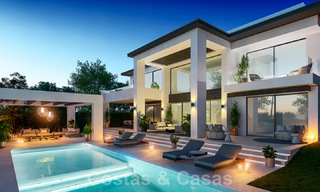 Tres exclusivas villas de lujo contemporáneo en venta, a poca distancia de la playa y los servicios, San Pedro - Puerto Banús - Marbella 22287 