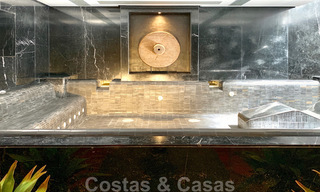 Magnífica villa con vistas panorámicas al mar en venta en un prestigioso complejo de golf 5* en la Nueva Milla de Oro, entre Marbella y Estepona 23319 