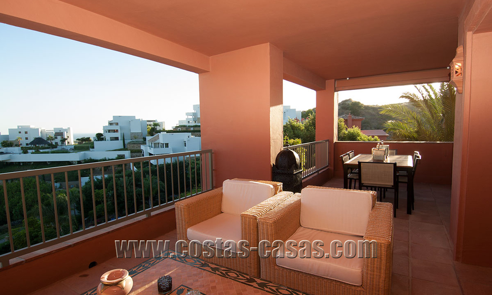 Apartamentos de lujo a la venta en Royal Flamingos con impresionantes vistas al golf y al mar en Marbella - Benahavis 23587