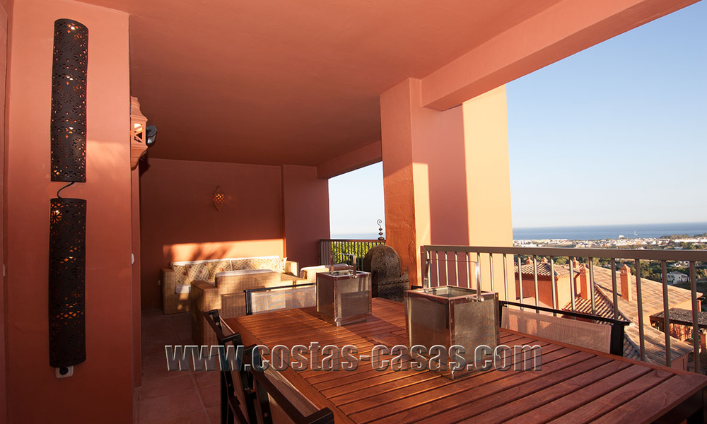 Apartamentos de lujo a la venta en Royal Flamingos con impresionantes vistas al golf y al mar en Marbella - Benahavis 23589