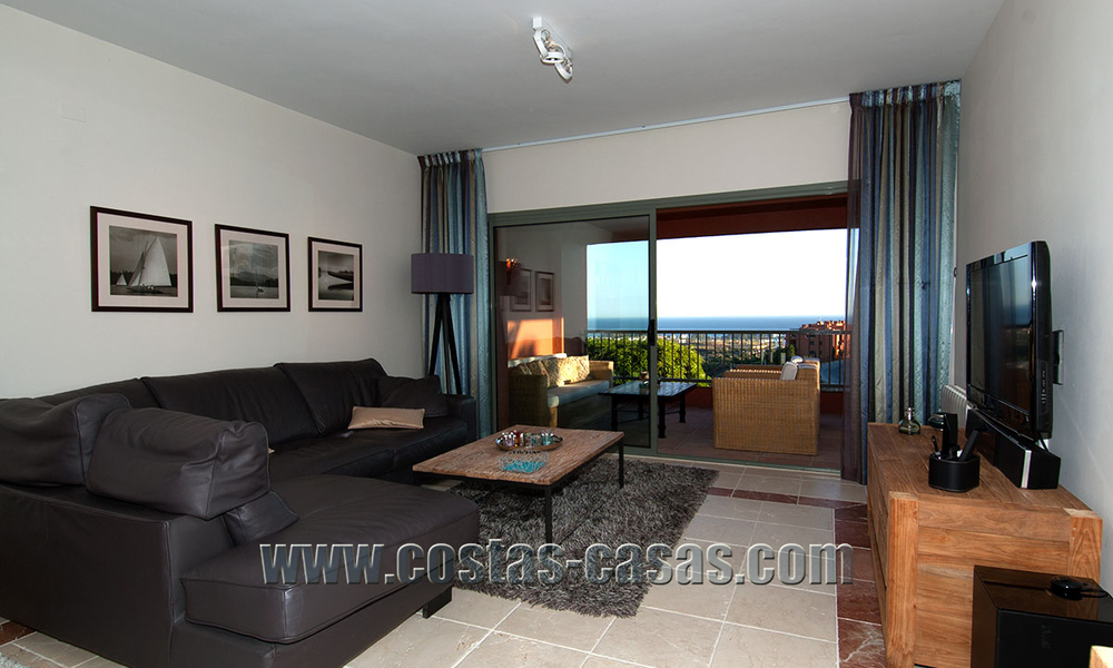 Apartamentos de lujo a la venta en Royal Flamingos con impresionantes vistas al golf y al mar en Marbella - Benahavis 23591