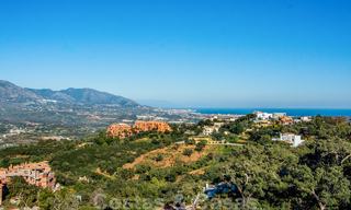 Una moderna villa con hermosas vistas a la montaña y al mar en venta en las colinas del este de Marbella 23642 