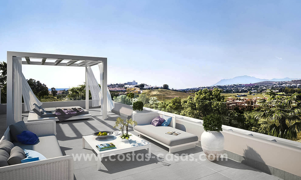 Cataleya en Estepona: apartamentos de diseño moderno en venta listos para mudarse, en el campo de golf de Atalaya entre Marbella y Estepona 24060