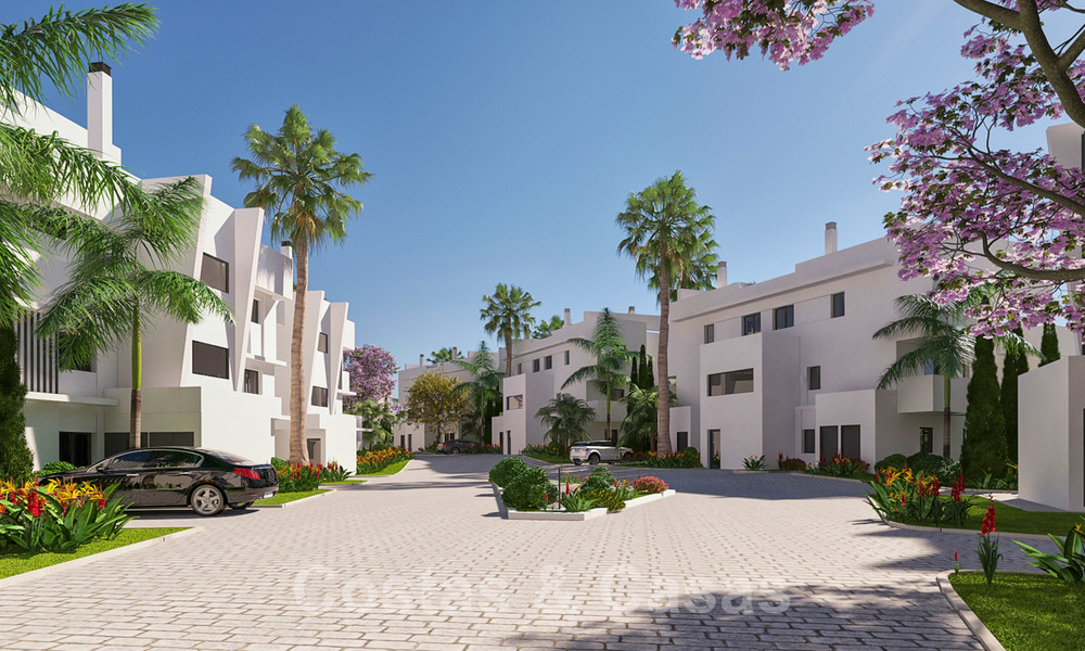 Elegantes y modernos apartamentos nuevos con vistas panorámicas a la montaña y al mar en venta en las colinas de Estepona 27713