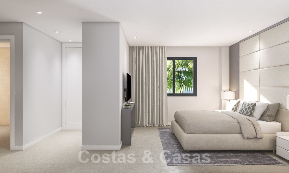 Elegantes y modernos apartamentos nuevos con vistas panorámicas a la montaña y al mar en venta en las colinas de Estepona 27715