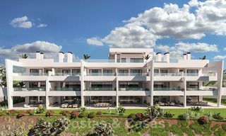 Elegantes y modernos apartamentos nuevos con vistas panorámicas a la montaña y al mar en venta en las colinas de Estepona 27727 