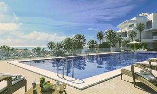 Se venden apartamentos de calidad y diseño contemporáneo con vistas panorámicas al mar en Estepona. Listo para mudarse. 24361 