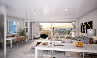Se venden apartamentos de calidad y diseño contemporáneo con vistas panorámicas al mar en Estepona. Listo para mudarse. 24369 