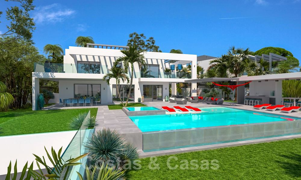Se vende una exclusiva villa contemporánea con vistas panorámicas al mar en Marbella Este 24591