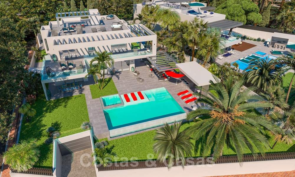 Se vende una exclusiva villa contemporánea con vistas panorámicas al mar en Marbella Este 24592