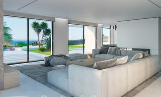 Se vende una exclusiva villa contemporánea con vistas panorámicas al mar en Marbella Este 24598 