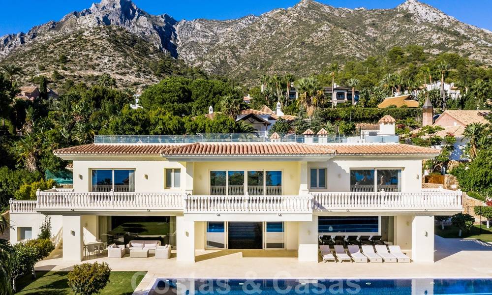 Se vende villa de lujo con vistas panorámicas al mar en Sierra Blanca, Marbella 26417