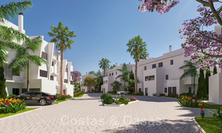 Modernos apartamentos nuevos con vistas panorámicas a la montaña y al mar en venta en las colinas de Estepona, cerca el centro 27728 