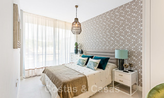 Promoción espectacular de apartamentos modernos en primera línea de playa en venta en Estepona, Costa del Sol. Listo para mudarse. 27853 