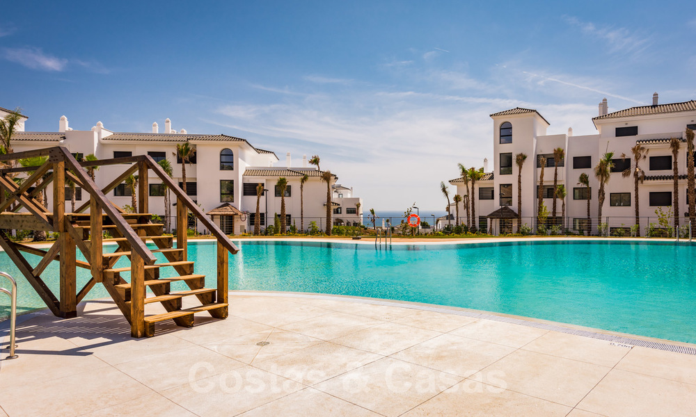 Modernos apartamentos nuevos con vistas panorámicas al mar en venta cerca el centro de Estepona 27903