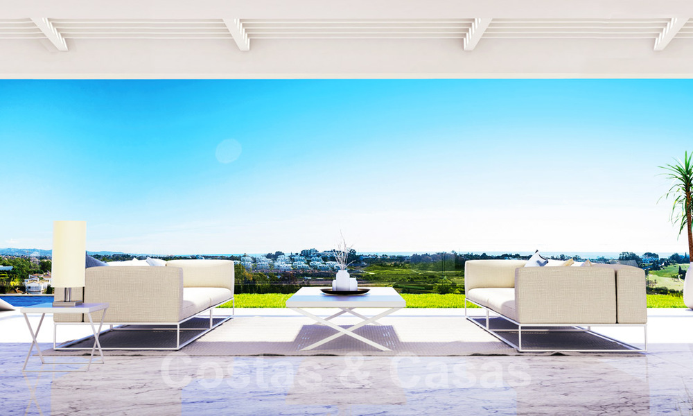 Amplio y moderno apartamento de lujo en venta con piscina privada en una residencia segura en Benahavis - Marbella 29036