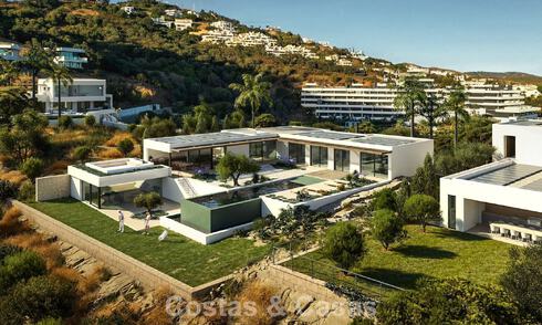 Modernas villas de nueva construcción en venta con impresionantes vistas al mar en Marbella, cerca de las playas y del centro 792492