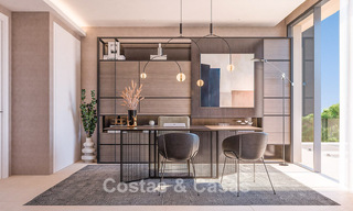 Villas modernas de nueva construcción en venta con vistas panorámicas al mar, en un complejo cerrado con casa club y comodidades en Marbella - Benahavis 63720 