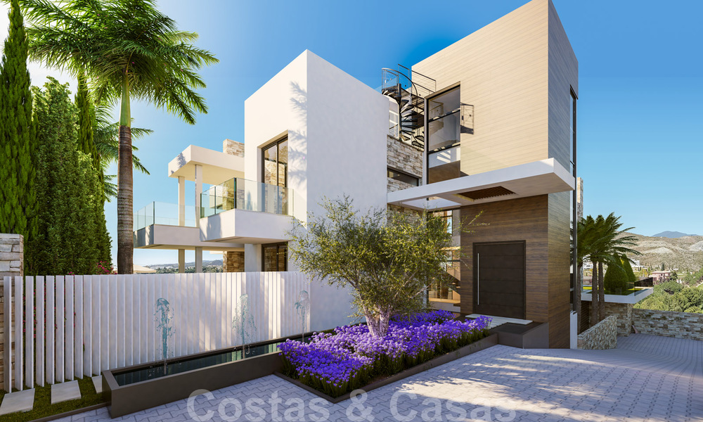 Precio muy reducido. Villa de diseño moderno lista para entrar a vivir en un complejo de golf de cinco estrellas en Marbella - Benahavis 34614