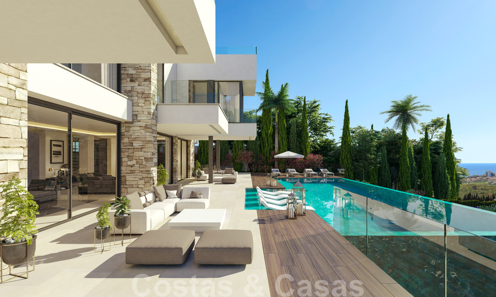 Precio muy reducido. Villa de diseño moderno lista para entrar a vivir en un complejo de golf de cinco estrellas en Marbella - Benahavis 34616