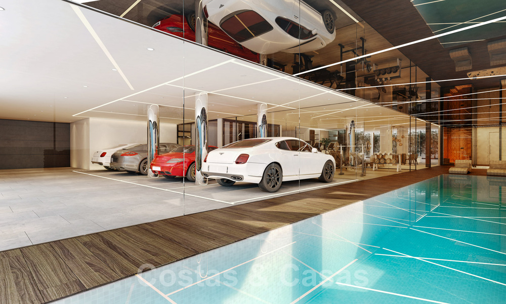 Precio muy reducido. Villa de diseño moderno lista para entrar a vivir en un complejo de golf de cinco estrellas en Marbella - Benahavis 34617