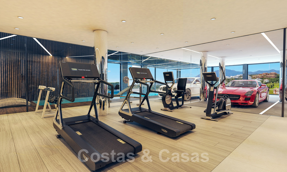 Precio muy reducido. Villa de diseño moderno lista para entrar a vivir en un complejo de golf de cinco estrellas en Marbella - Benahavis 34618