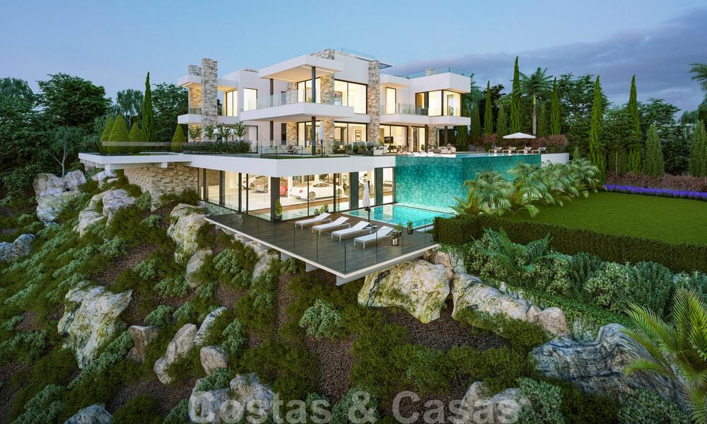 Precio muy reducido. Villa de diseño moderno lista para entrar a vivir en un complejo de golf de cinco estrellas en Marbella - Benahavis 34620