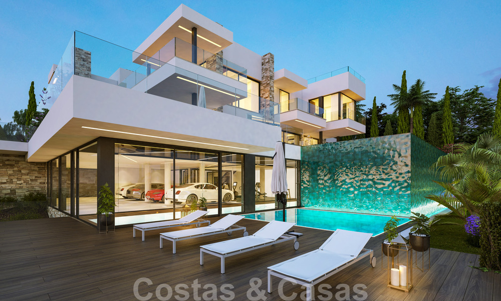 Precio muy reducido. Villa de diseño moderno lista para entrar a vivir en un complejo de golf de cinco estrellas en Marbella - Benahavis 34622