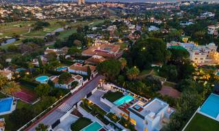 Villa de diseño en la codiciada zona residencial de Las Brisas en Nueva Andalucía con impresionantes vistas a la montaña de La Concha en Marbella 34793 