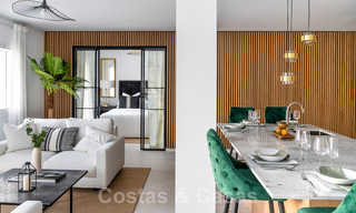 Apartamento reformado con buen gusto en venta con amplia terraza, vistas al mar y a la montaña en la Quinta golf resort, Benahavis - Marbella 34816 