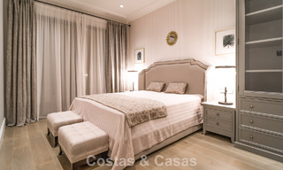 Villa en venta de estilo clásico contemporáneo con vistas al mar en un resort de golf de cinco estrellas en Marbella - Benahavis 775499 