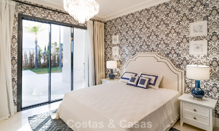 Villa en venta de estilo clásico contemporáneo con vistas al mar en un resort de golf de cinco estrellas en Marbella - Benahavis 775510 