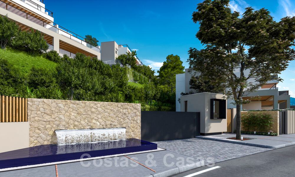 Nuevo en el mercado! Modernos apartamentos de lujo a la venta en un idílico lago con vistas panorámicas en Nueva Andalucía - Marbella. NUEVA FASE 34977