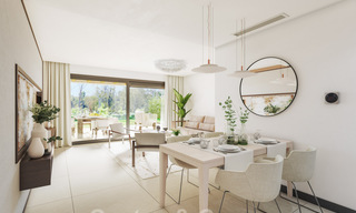 Modernos apartamentos de lujo a la venta en un idílico lago con vistas panorámicas en Nueva Andalucía - Marbella. NUEVA FASE 34986 