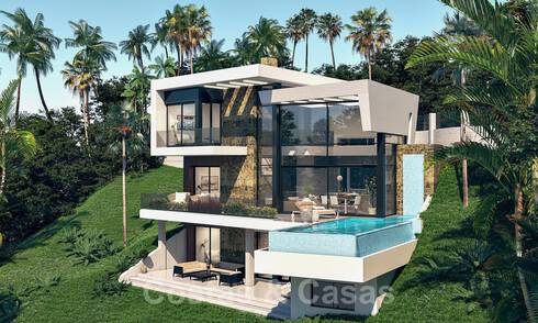Moderna villa de lujo de nueva construcción a la venta en un campo de golf cerca del centro de Estepona 35049