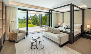 Villa exclusiva en venta, primera línea de golf de Aloha en una zona residencial cerrada en Nueva Andalucía - Marbella 35335 